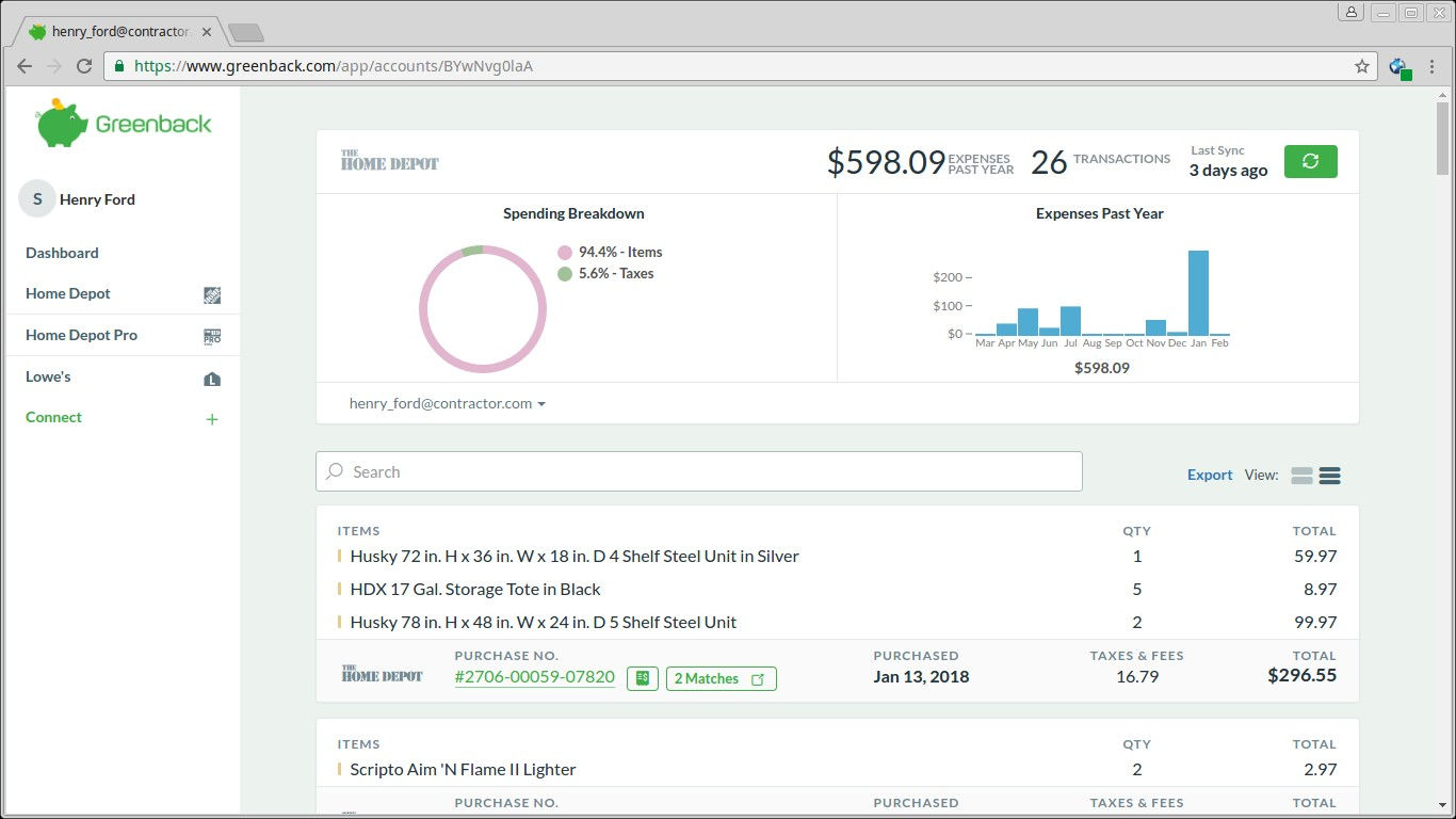 How To Automate Your Online and InStore Home Depot Receipts