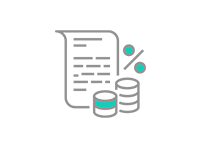 taxes and fees icon