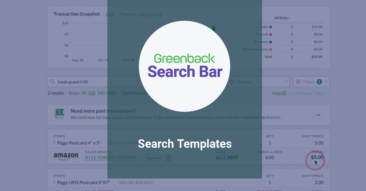 Greenback’s Flexible, Powerful Search