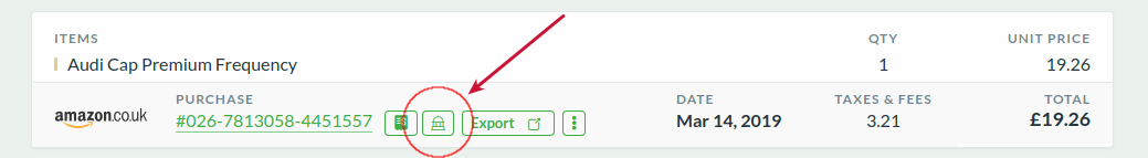 Greenback VAT Invoice Icon