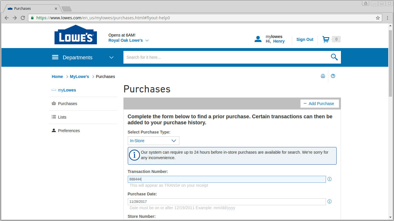How To Automate Your Lowe's InStore and Online Receipts